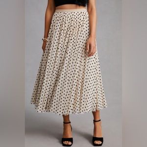 Anthropologie Polka dot tule skirt